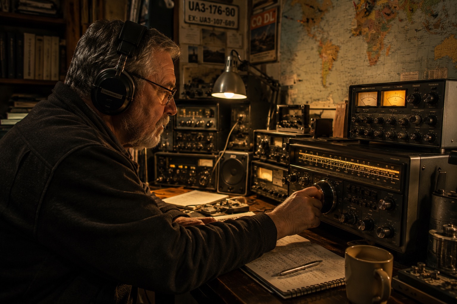 Restored vintage communications receiver